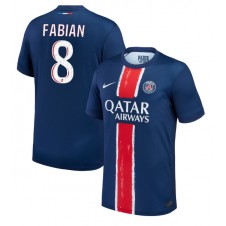 Paris Saint-Germain Fabian Ruiz #8 Hemmatröja 2024-25 Korta ärmar